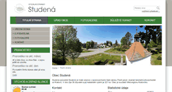 Desktop Screenshot of obec-studena.cz